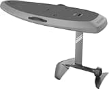 Waydoo Flyer ONE Plus eFoil - EPP - Electric Surfboard, 25mph Speed, 120 min Ride time, Rechargeable, The World's First Cordless Electric hydrofoil (Explorer - 240 Wing - 25.6'' Mast) Grey/Black