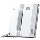 ECOVACS WINBOT Mini Window Cleaning Robot - Compact Design, Dual Nozzles with Ultrasonic Spray, 9-Stage Protection System, Intelligent Path Planning, 3 Cleaning Modes, Anti-Slipping System