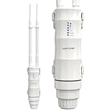 WAVLINK Outdoor WiFi Extender AC600 Dual Band Long Range WiFi Extender with PoE, IP67 Weatherproof, 2x7dBi Detachable Antennas, Outdoor WiFi Access Point for Farm, Courtyard, Factory, Campsite, Gazebo