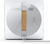 ECOVACS Winbot W1 Pro Window Cleaning Robot, Intelligent Cleaning with Dual Cross Water Spray Technology, Win SLAM 3.0 Path Planning, 2800Pa Suction Power, Edge Detection Technology, App Control,Grey