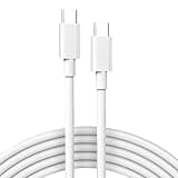 IFEART USB C to USB C Cable for MacBook Air MacBook Pro Charger, iPad Pro 13 12.9 11 inch, iPad Air 5 4, Mini 6, iPhone 16 15 Pro Max Plus, Pixel, USBC Type C Fast Charging Cord 6.6FT