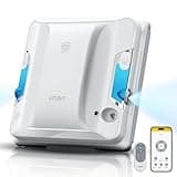 FMART W7 Window Cleaning Robot 4000Pa Suction, Double-Sided Water Spray, Anti-Falling & Intelligent Edge Detection,Window Cleaner Robot for Indoor/Outdoor High-Rise Windows