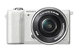 Sony Alpha a5000 Mirrorless Digital Camera with 16-50mm OSS Lens (White)