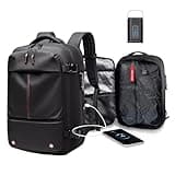 Vacpack with Removable Vacuum Bag,Air Back with USB Charging Port,Airpack with Pump and Lock,Airbag Backpacks Carry On Flight Approved,Vacuum Seal