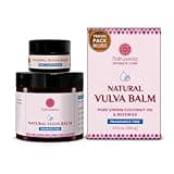 Natruveda Vulva Balm | Fragrance-Free & Hormone-Free Vulva Care Balm| Relieves Feminine Dryness, Itching & Irritation due to Menopause | USA Based Seller | Vaginal Moisturizer for Women - 3.53 oz