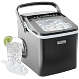 ICEMAN Dual-Size Ice Maker Countertop - Portable Ice Machine, Large and Small Ice Machine Maker with Self Cleaning, 9 Cubes in 7 Mins, 22lbs/24hrs, for Home, Kitchen, Office, Party, Ice Scoop Included