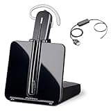 Cisco Phone Compatible Plantronics Wireless - CS540 Bundle with Electronic Remote Answering (EHS) - 84693 -For Cisco phones: 6945, 7821, 7841, 7861, 7942G, 7945G, 7962G, 7965G, 7975G, 8841, 8851, 8861