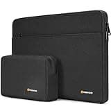 NIDOO 15.6 inch Laptop Sleeve Case Computer Bag for 15.6" Lenovo Legion 5 / IdeaPad Gaming 3i / ThinkPad E15 T15 L15 / 16" Yoga Slim 7 Pro/HP Envy Laptop 16 / Spectre x360 / Acer Swift 3, Black