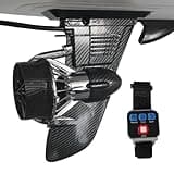 Motorized Fin Surfboard, 24V Thruster Electric Surfboard Fins Propeller Adjustable Speed, 288wh Equipped with Remote Control, Jet Powered Surfboard