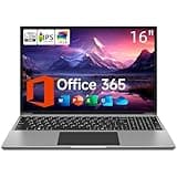 jumper Laptop, 16 Inch FHD IPS 1200p Screen, 5305U Processor, Office 365 1-Year Subscription, 4GB RAM 128GB Storage, Windows 11 Computer with Stereo Speakers, 1TB SSD Slot Expansion, HDMI.