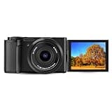 G930 Mirrorless Digital Camera 5K 64MP for Photo and Video, 3.2in Rotatable Touch Screen, 5X Optical Zoom, WDR Auto Focus Digital Camera for APP OD Cam, 1400mAh NP180