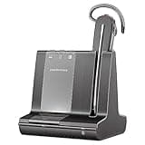 Plantronics - Savi 8240 Office-Wireless DECT Single In-Ear(Mono) Headset-Convertible (3 wearing styles)-Noise Cancelling Mic-Connects to Deskphone/ PC Mac-Works with Teams (Certified), Zoom & more