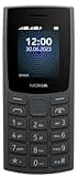 Nokia 105 4G | Dual SIM | GSM Unlocked Mobile Phone | Volte | Charcoal | International Version | Not AT&T/Cricket/Verizon Compatible