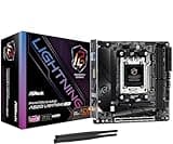 ASRock A620I Lightning WiFi 6E AMD Ryzen Socket AM5 A620 DDR5 7200 MHz 128 GB Mini ITX Motherboard SATA3 6.0 Gb/s M.2