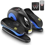 ANCHEER Under Desk Elliptical, Electric Ellipse Leg Exerciser While Sitting for Seniors Adults, Quiet Portable Motorized Seated Foot Pedal Exerciser with Remote Control for Home Office Use