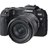 Canon EOS RP Full-Frame Mirrorless Interchangeable Lens Camera + RF24-105mm Lens F4-7.1 is STM Lens Kit- Compact and Lightweight for Traveling and Vlogging, Black (3380C132)