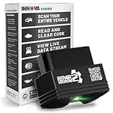 Innova 1000 OBD2 Scanner Bluetooth for iPhone & Android - No Subscription Fee - OBDII Scan Tool and Code Reader to Diagnose Check Engine, ABS, SRS - Supports Vehicles 1996+