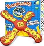 Boomerang Outdoor Toys - Valentines Day Gifts For Kids - Fun & Easy To Use - Easter Basket Stuffers for Kids 6 7 8 9 10 11 12 Year Old - Best Easter Gifts For 8 Year Old Boys - Toy Ideas for All Ages