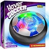 Hover Soccer Ball for Kids - Boy Birthday Gifts - Indoor Toy Games Easter Gift for Boys Age 6, 7, 8, 9, 10, 11, 12 Year Old - Light-Up Toys Game for Kid - 6-8, 8-12 - Gift for 8 Year Olds (Single)