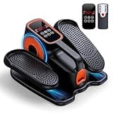 DUREXO Under Desk Elliptical, Ellipse Leg Exerciser While Sitting for Seniors, Quiet Portable Electric Seated Pedal Exerciser with Remote Control and 12 Adjustable Speeds for Home Office